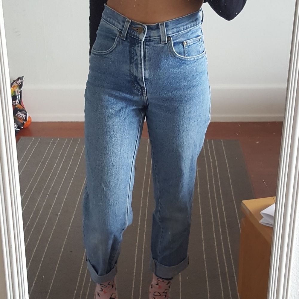Vintage light wash style & co jeans